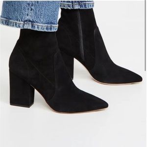 Loeffler Randall suede booties